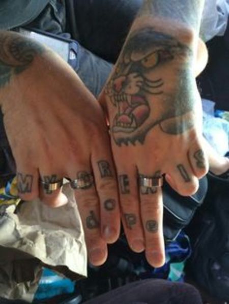 Johnny Stevens has got multiple tattoos inked all over his body.